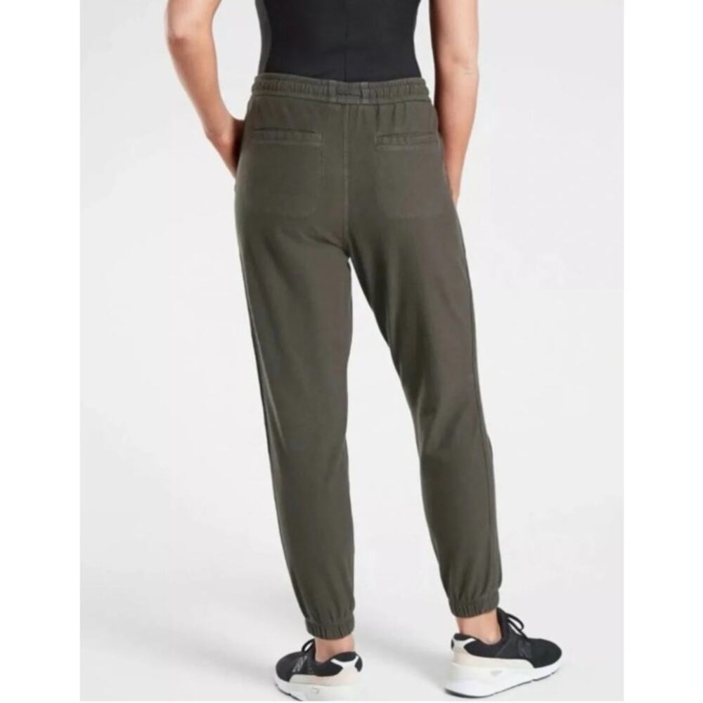 Athleta Farallon Jogger Pants, Olive Green, Size S - Picture 2 of 11